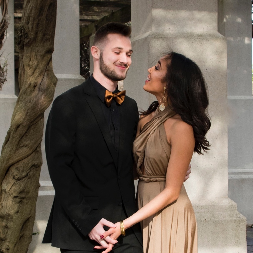 Bronze Prom Dress - Picture 2 of 4